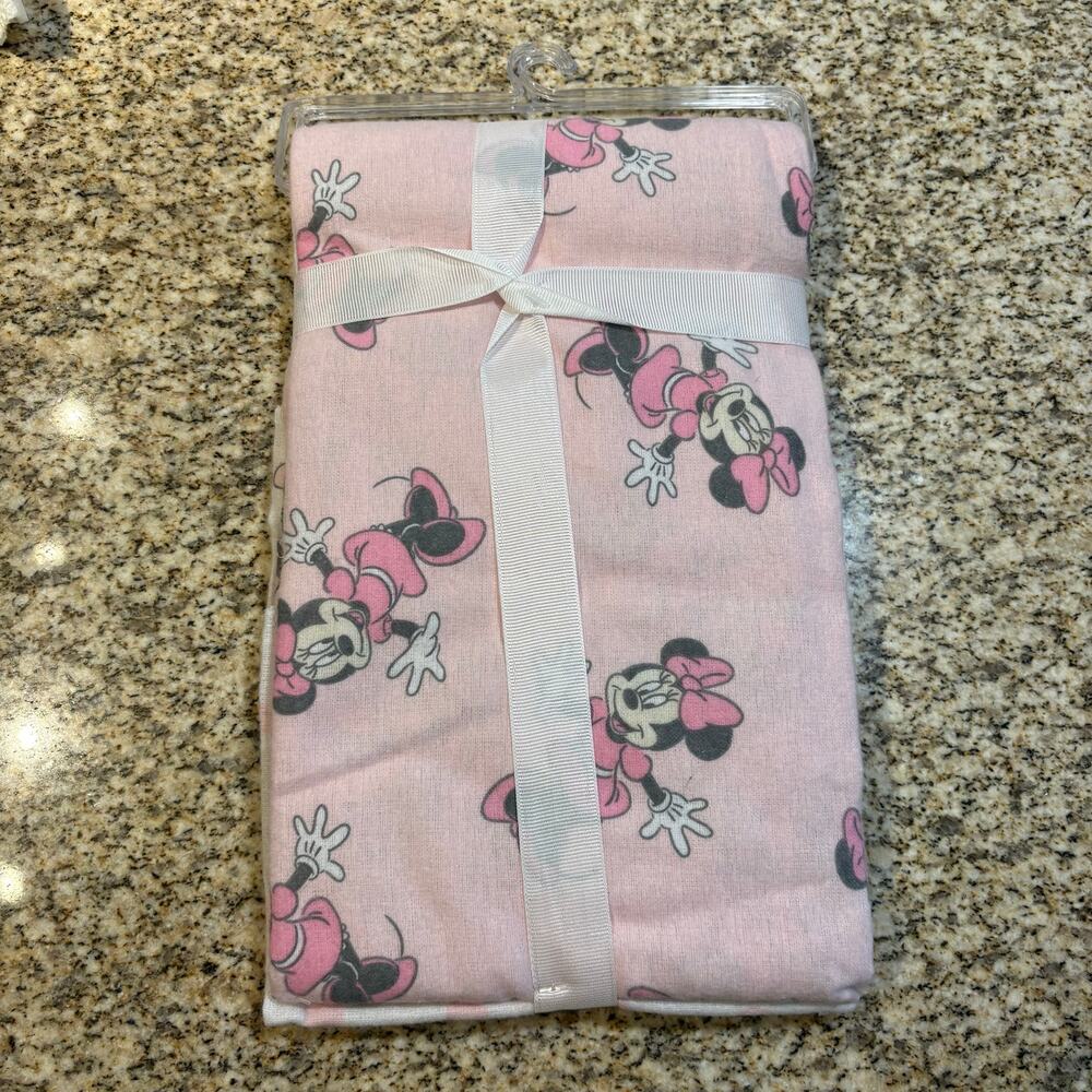 NEW Disney Baby Minnie Mouse Receiving Blankets Newborn Cotton - SET OF 4 - Picture 4 of 4